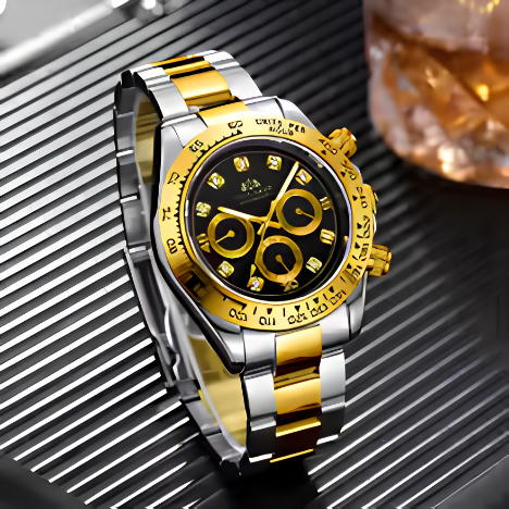 Minimalist Gold-Tone Watch